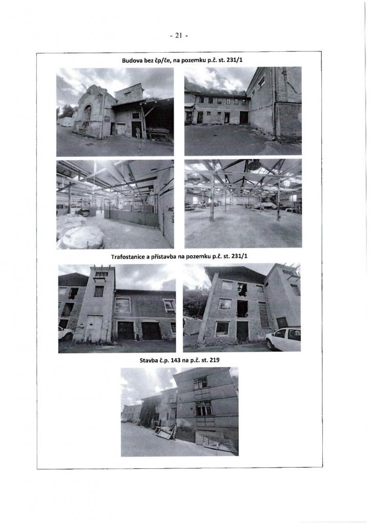 Komerční (výrobní) areál v obci Stružinec